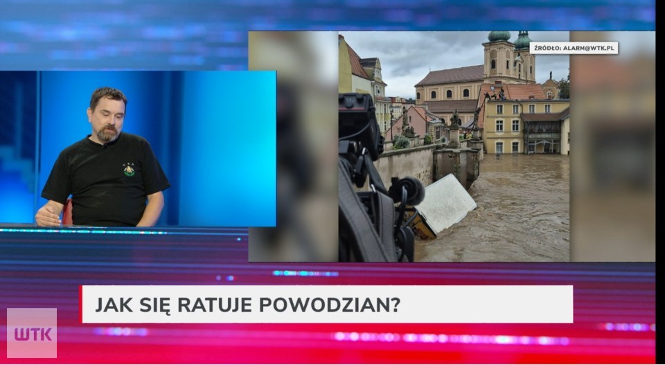 Gość Wieczoru WTK: Powodzianie walczą, strażacy pomagają