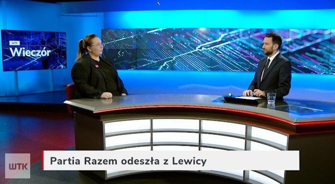 Gość Wieczoru WTK: Partia Razem odeszła z Lewicy