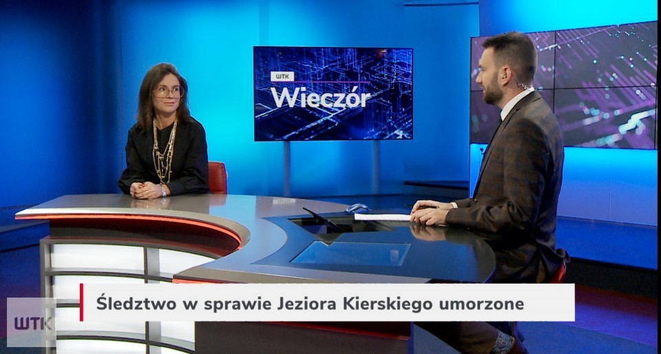 Gość Wieczoru WTK: Śledztwo w sprawie Jeziora Kierskiego umorzone